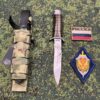 Dao chiến đấu Melitak Cayman combat chuôi da dát