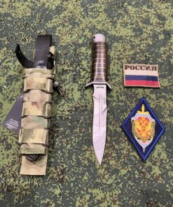 Dao chiến đấu Melitak Cayman combat chuôi da dát