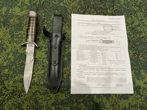 Dao chiến đấu Melitak Cayman combat chuôi da dát - Ảnh 4