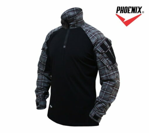 Áo combat Forester caro xám - Ảnh 2