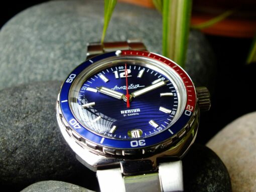 Vostok Amfibian 960759 Neptune Thợ lặn - Ảnh 2