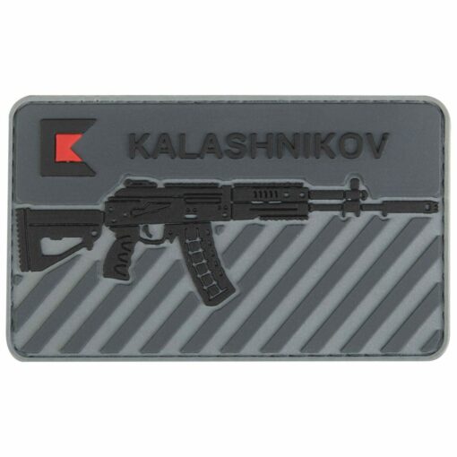Patch AK-12 Kalashnikov Concern xám đen