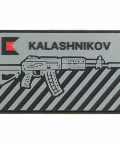 Patch AK-12 Kalashnikov Concern xám bạc