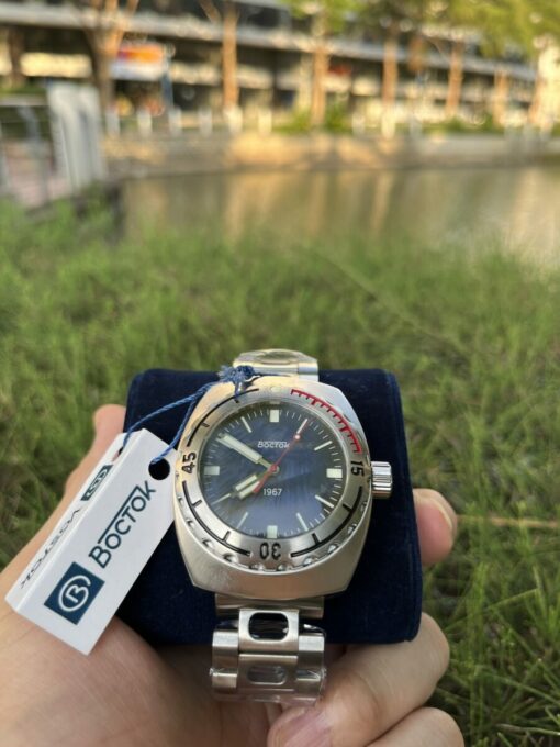 Vostok Amfibian “1967” 190044 Sapphire - Ảnh 4