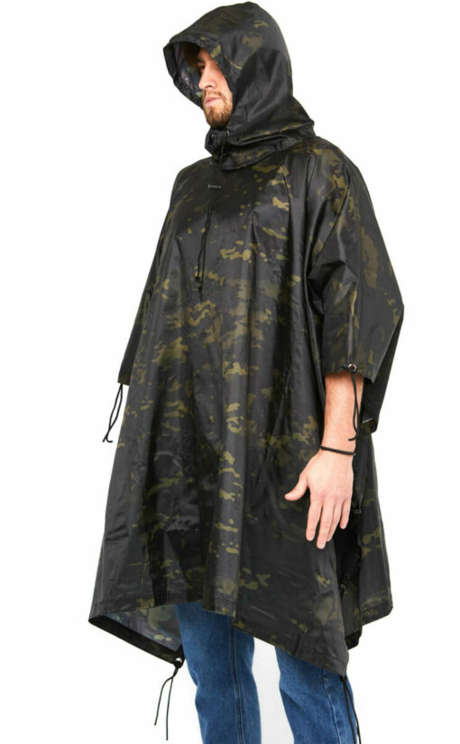 Áo poncho Multicam Black Mimicrya