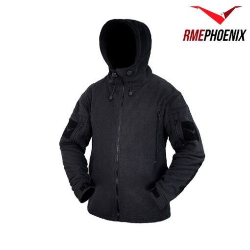 Áo khoác fleece DELTA Đen - Ảnh 4