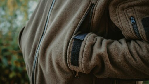 Áo khoác fleece DELTA Oliu - Ảnh 3